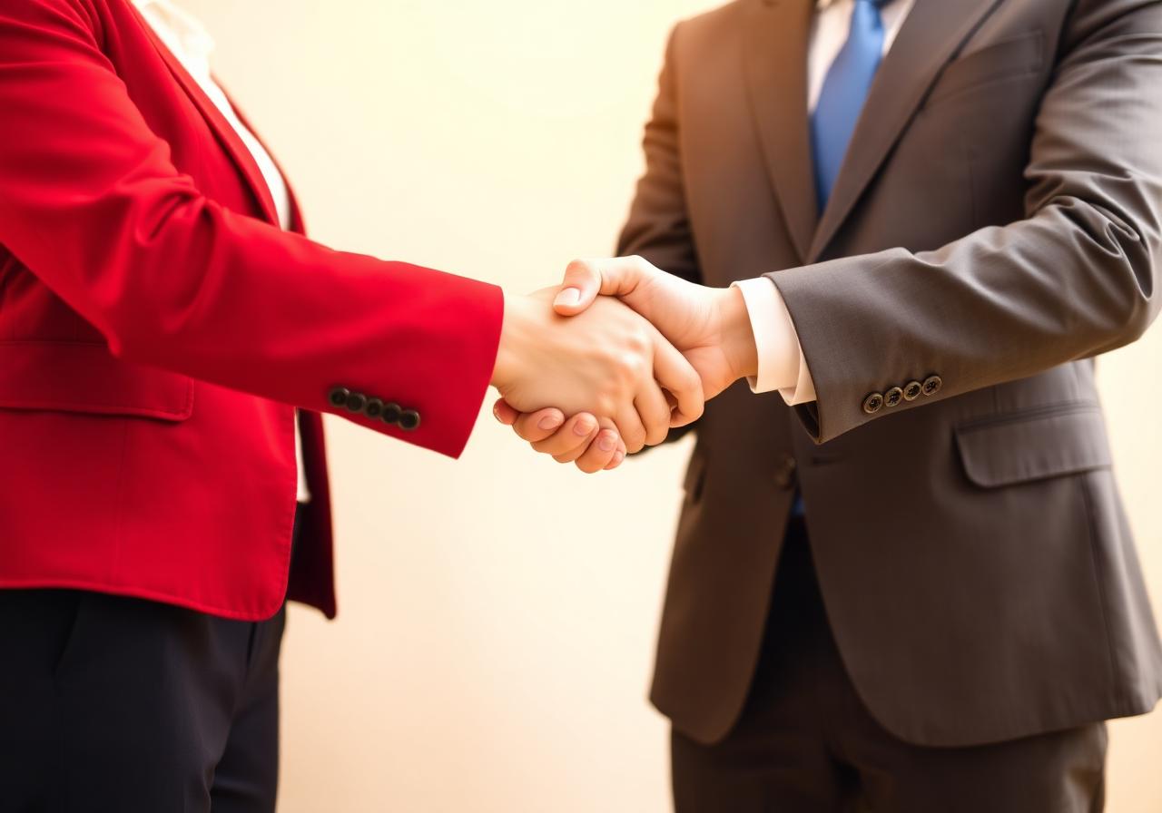 Handshake symbolizing trusted recovery